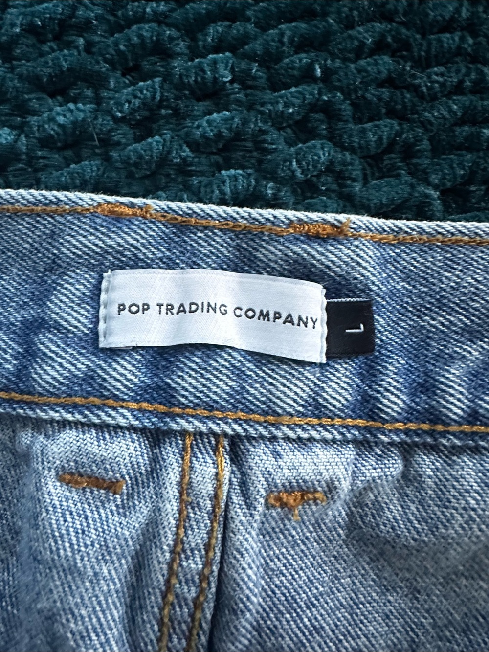 POP Trading Company denim Men’s Large - Picture 6 of 6